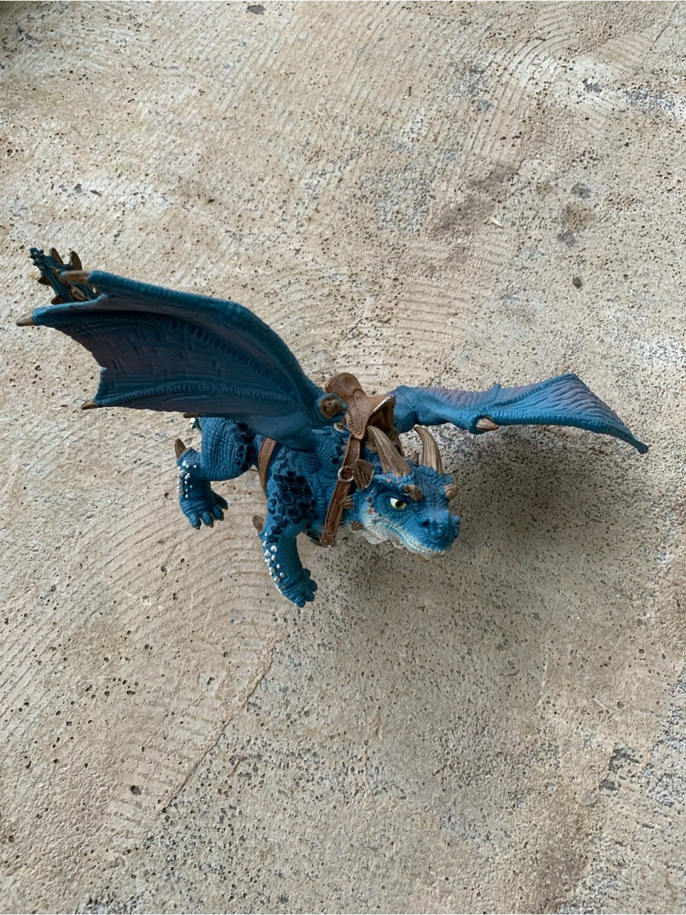 Retired Schleich Bayala Shansy Blue Dragon Figure